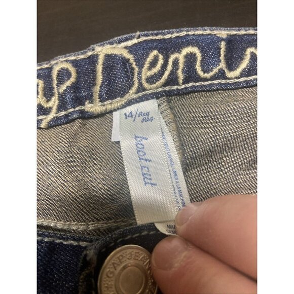 Gap Denim Womens 26x30 Blue Demim Jeans Bootcut NWT 14 Reg - Picture 8 of 9